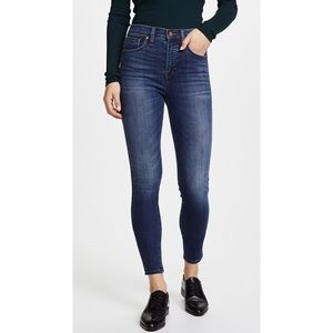 Madewell short 10" high-rise skinny jeans.